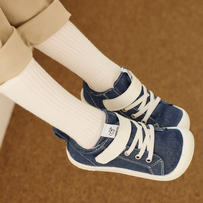 Denim Skin Shoes Deep Blue