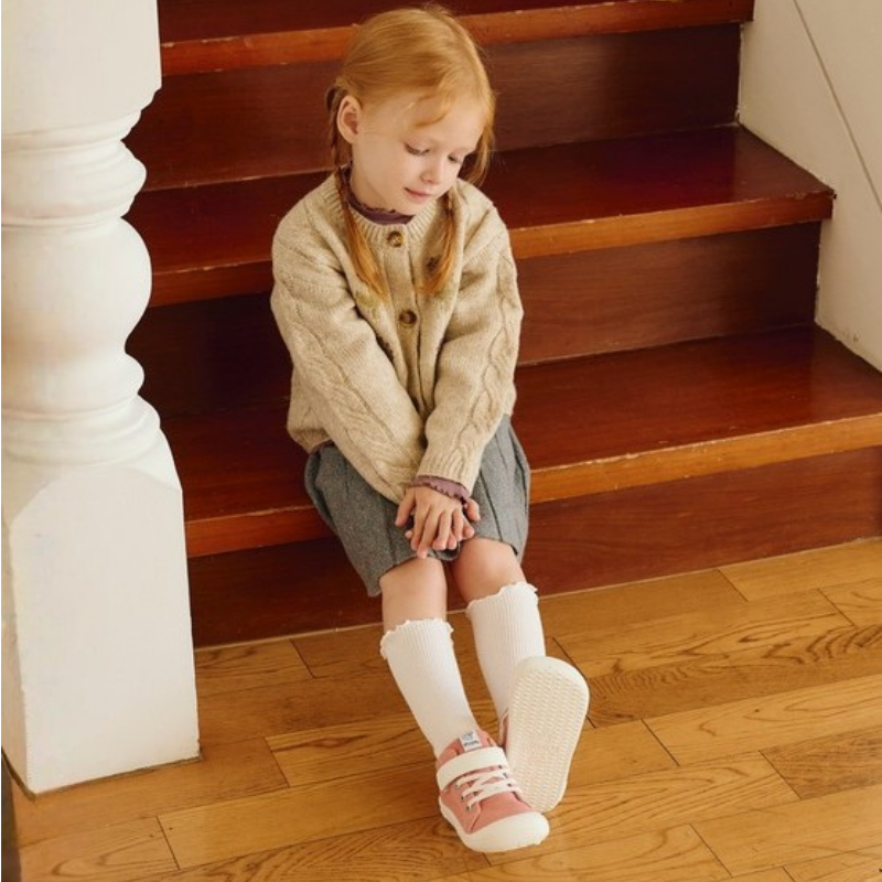 Denim Skin Shoes Pink