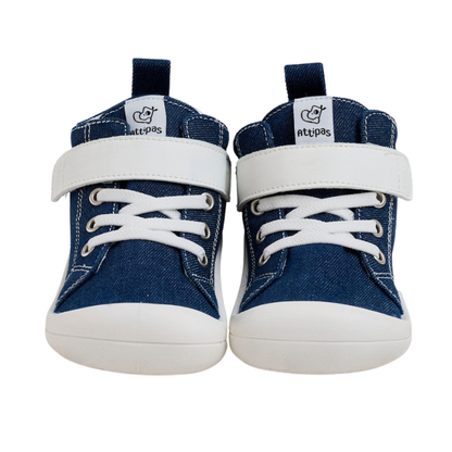 Denim Skin Shoes Deep Blue