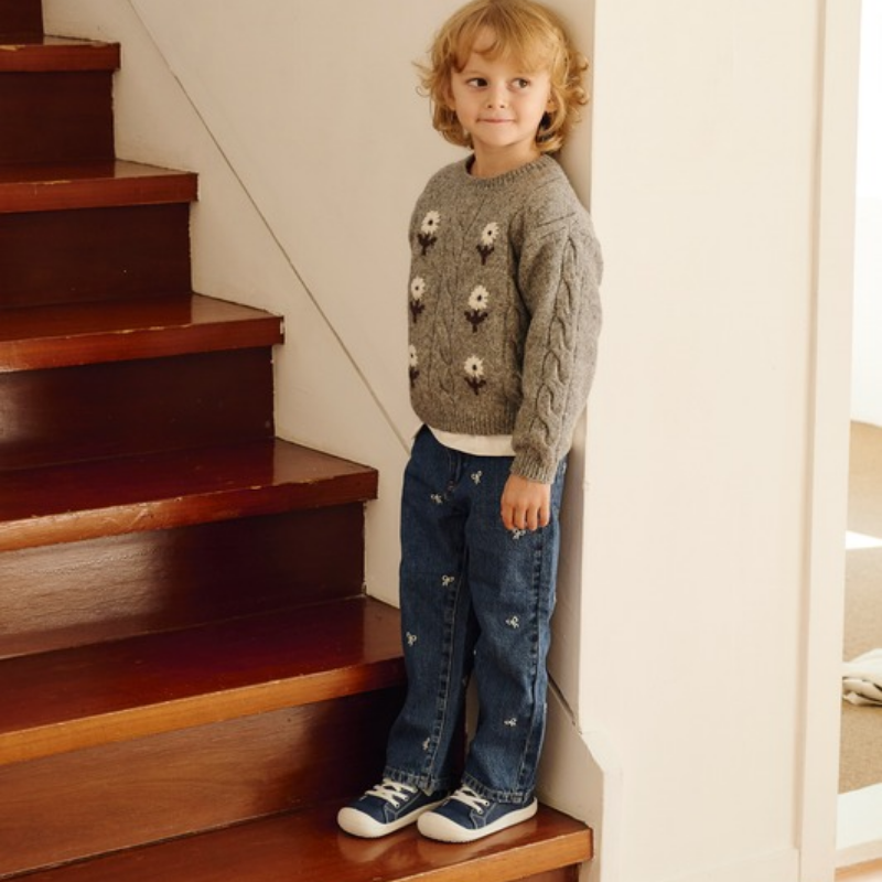 Denim Skin Shoes Deep Blue