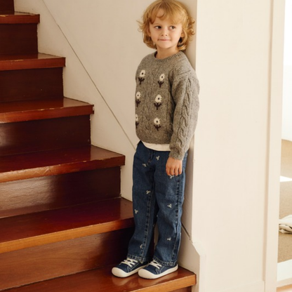 Denim Skin Shoes Deep Blue