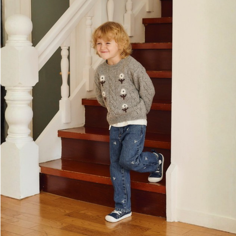 Denim Skin Shoes Deep Blue