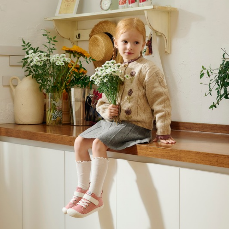 Denim Skin Shoes Pink