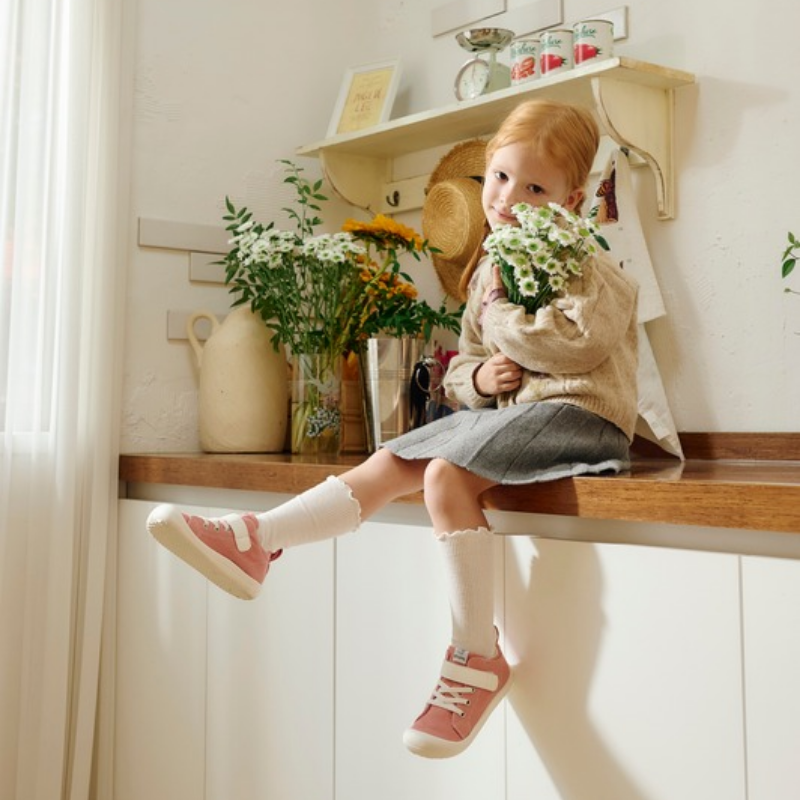 Denim Skin Shoes Pink