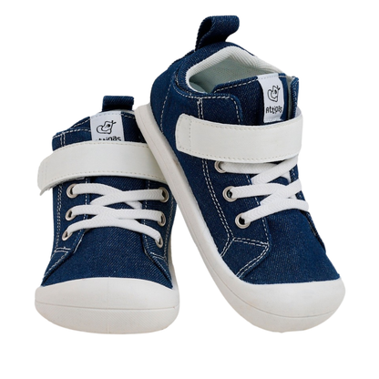 Denim Skin Shoes Deep Blue
