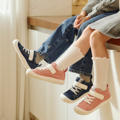 Denim Skin Shoes Pink