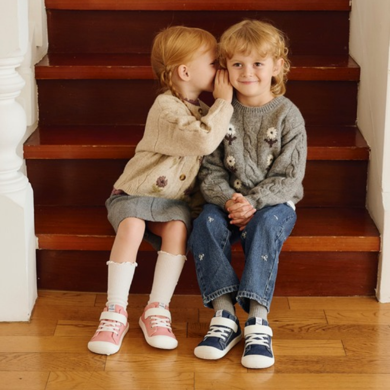 Denim Skin Shoes Pink