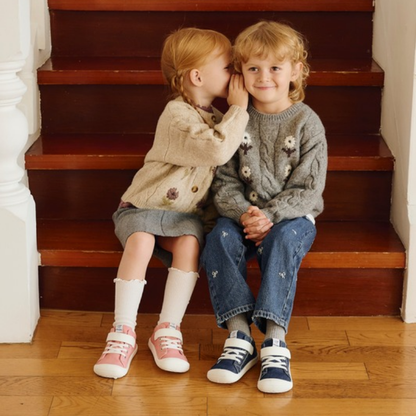 Denim Skin Shoes Pink